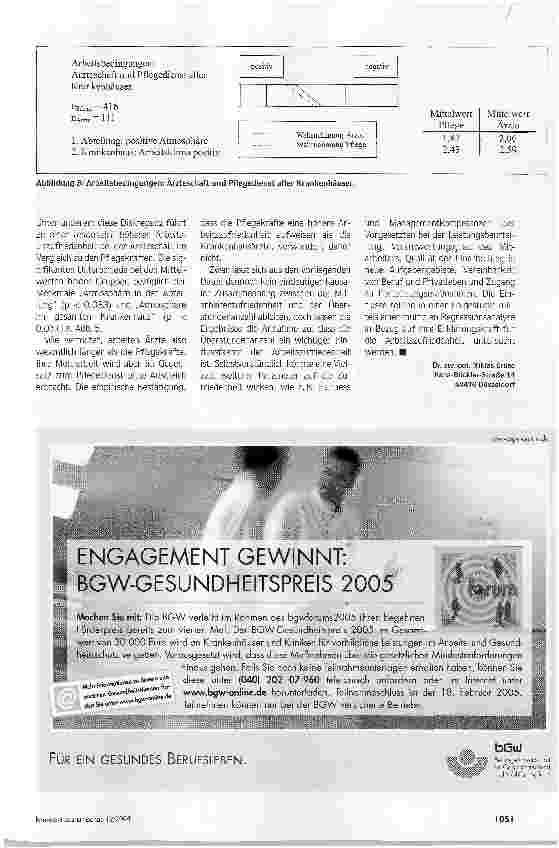 Vorschauseite 4: Ärzte: Überlastet und unzufriedenAktuelle Studie zeigt Zusammenhang zwischen Mitarbeiterund Kundenzufriedenheit