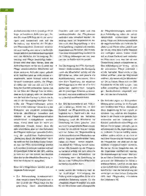 Vorschauseite 2: Neue QPR genehmigt - Qualitätsprüfungen haben einen neuen Rahmen