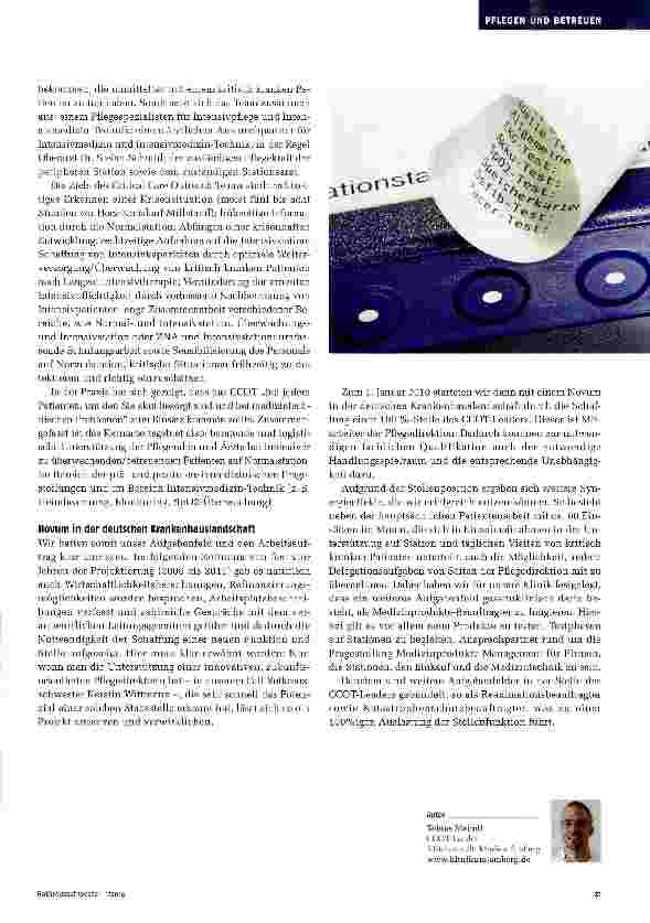 Vorschauseite 2: Intensivmedizinische Außenbetreuung
