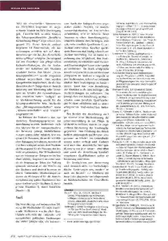 Vorschauseite 6: Anrechnung von Kompetenzen stärkt Studierende