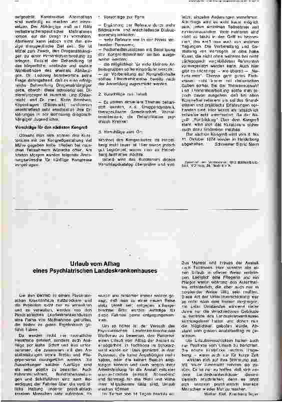 Vorschauseite 4: 14. Internationaler Fortbildungskongreß für Schwestern, Pfleger und Sozialarbeiter