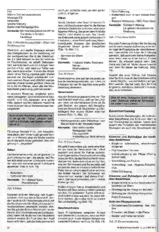 Vorschauseite 5: Die sanfte Pflege des Frühgeborenen - ein neuer Weg