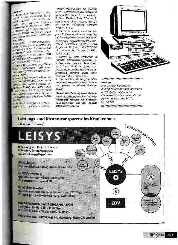 Vorschauseite 4: Künftige Informationslandschaft im Krankenhaus Trends mit strategischer Bedeutung