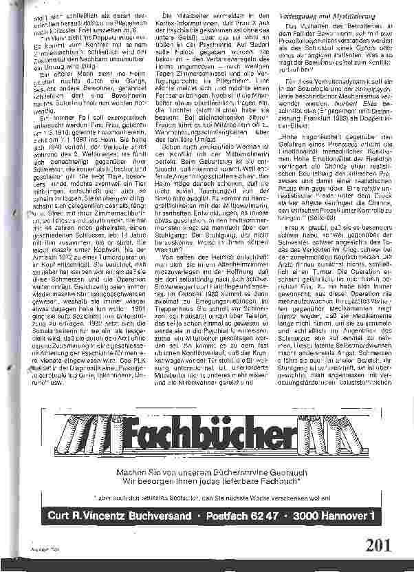 Vorschauseite 2: Die Psychiatrisierung der Altenund Pflegeheime / Ein Prozeßmodell zum Umgang in der psychiatrischen Praxis