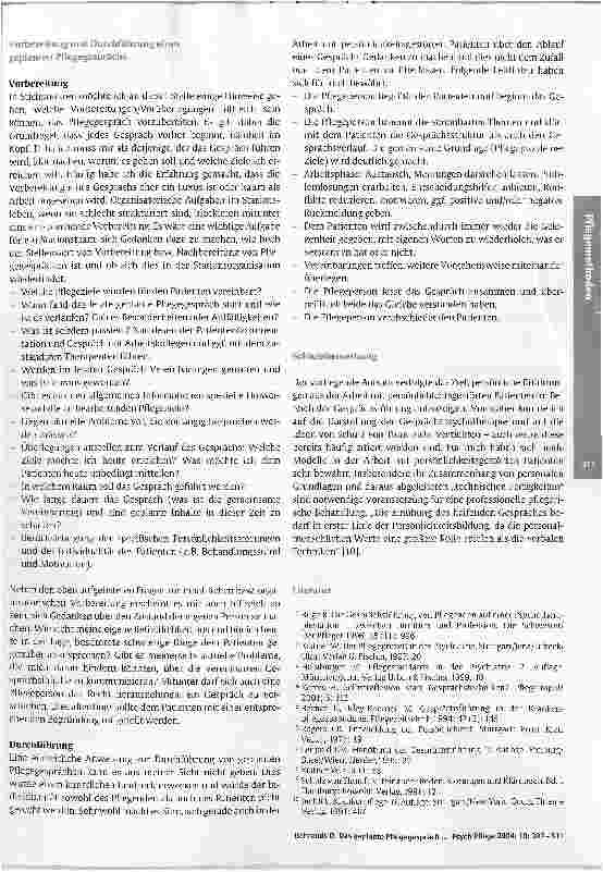 Vorschauseite 5: Das geplante Pflegegespräch mit persönlichkeitsgestörten Patienten - ein Beitrag zur Gesprächsführung in der forensischen Psychiatrie