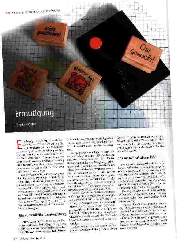 Vorschauseite 1: Ermutigung