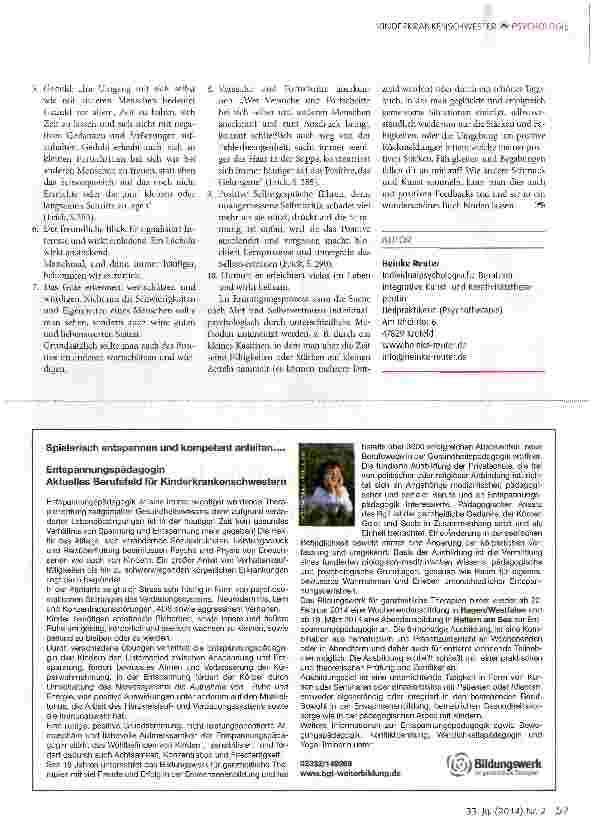Vorschauseite 6: Ermutigung