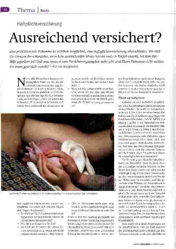 Vorschauseite 1: Haftpflichtversicherung - Ausreichend versichert?
