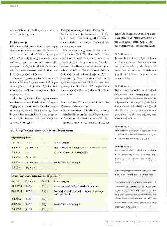 Vorschauseite 4: Graded Activity Eine Methode zur Bewältigung von chronischen Schmerzen