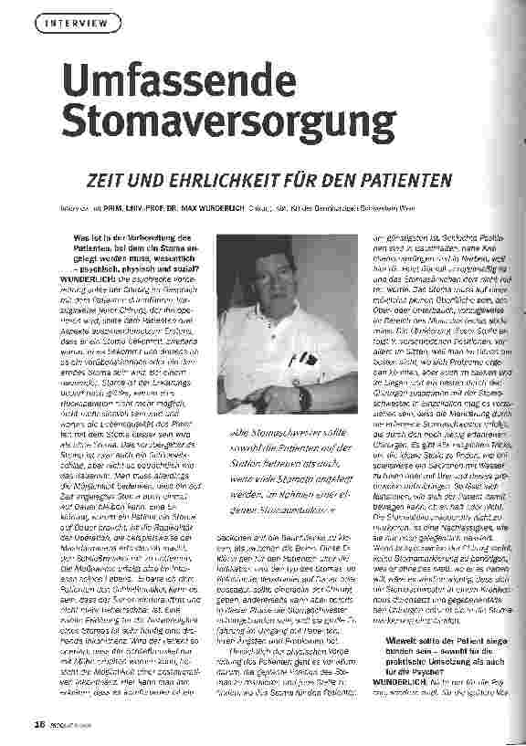 Vorschauseite 1: Umfassende Stomaversorgung