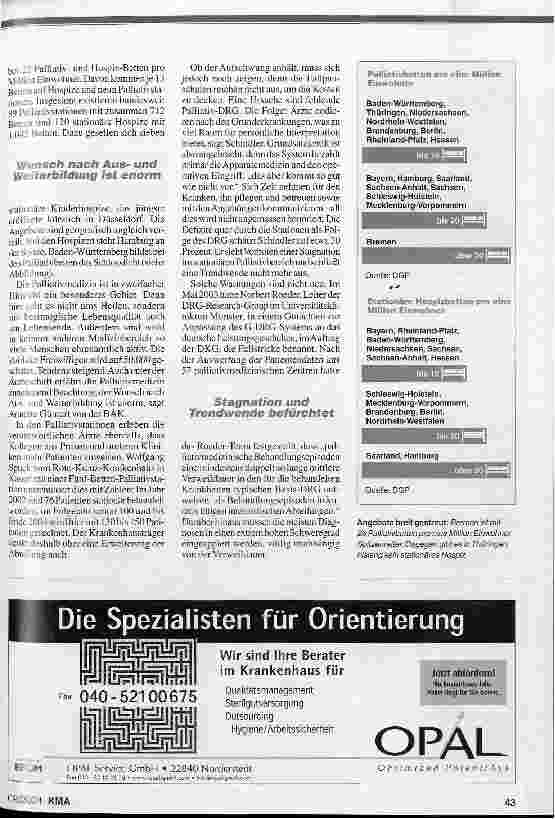 Vorschauseite 2: Würdiger AbschiedPALLIATIVMEDIZIN