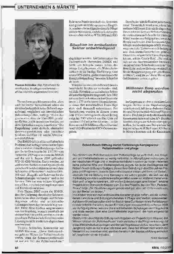 Vorschauseite 3: Würdiger AbschiedPALLIATIVMEDIZIN
