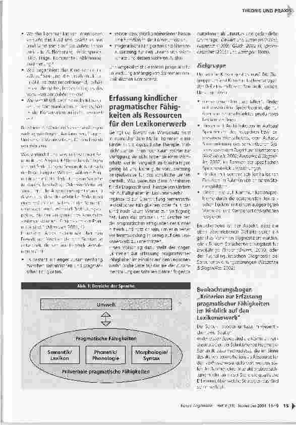 Vorschauseite 2: Kommunikationsstrategien als Ansatzpunkt zur Förderung semantisch-lexikalischer Fähigkeiten