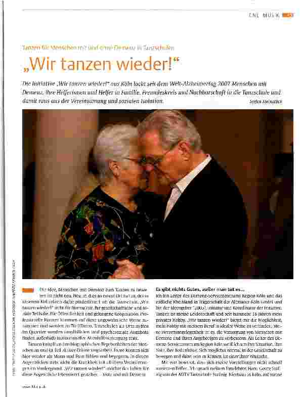 Vorschauseite 1: „Wir tanzen wieder!