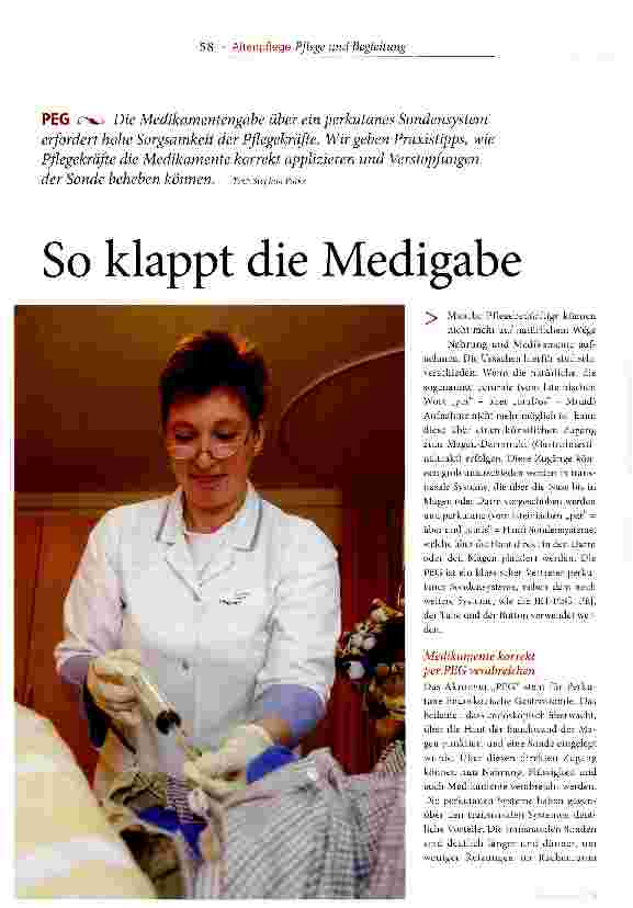 Vorschauseite 1: So klappt die Medigabe