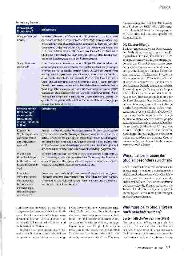 Vorschauseite 3: Wissenschaftliche Studien richtig lesen