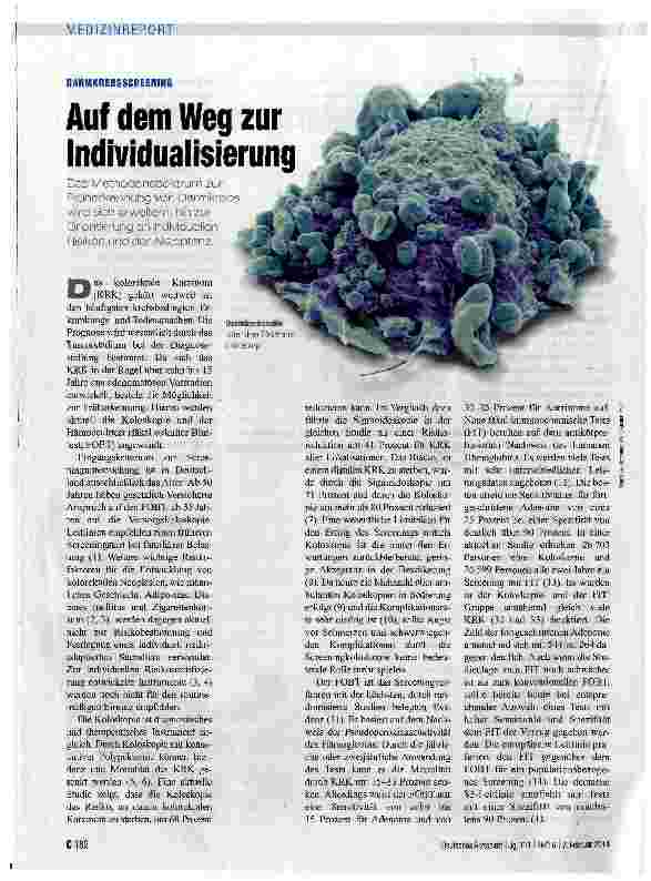 Vorschauseite 1: Auf dem Weg zur Individualisierung