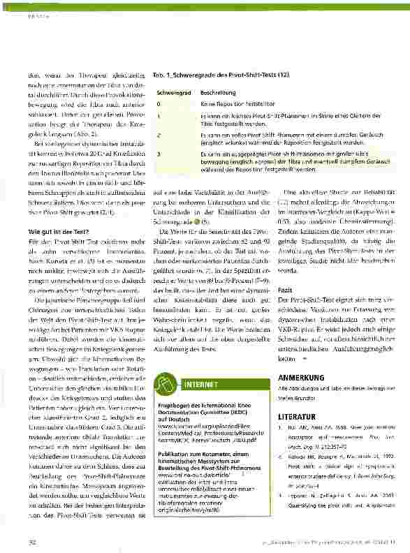 Vorschauseite 2: Knie-Instabilität erkennen
