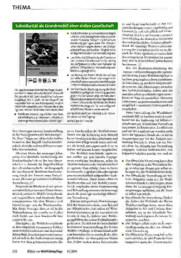 Vorschauseite 2: Für eine starke Zivilgesellschaft