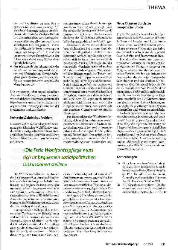 Vorschauseite 3: Für eine starke Zivilgesellschaft