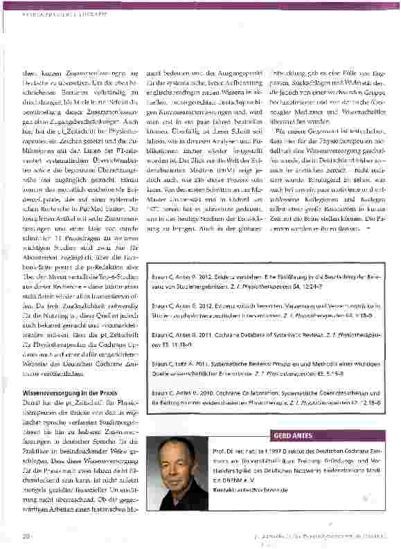 Vorschauseite 2: Wissen aus klinischen Studien für die Praxis