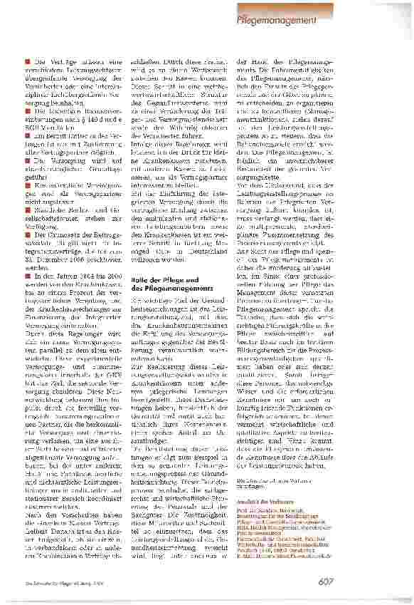 Vorschauseite 4: Das deutsche Gesundheitssystern in der Krise?Teil 2: Der Managed Care-Ansatz: eine gesundheitsökonomische Betrachtung