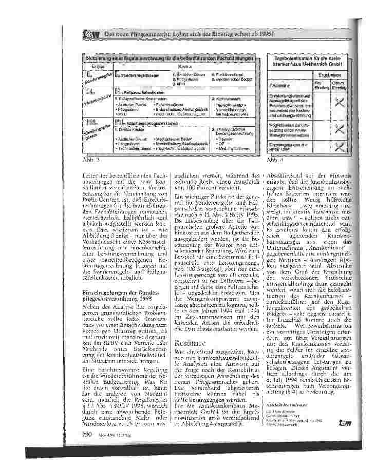 Vorschauseite 3: Das neue Pflegesatzrecht: Lohnt sich der Einstieg schon ab 1995? Contra-Argumgentation