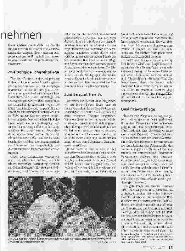 Vorschauseite 2: Verantwortung übernehmenGute und schlechte Pflege