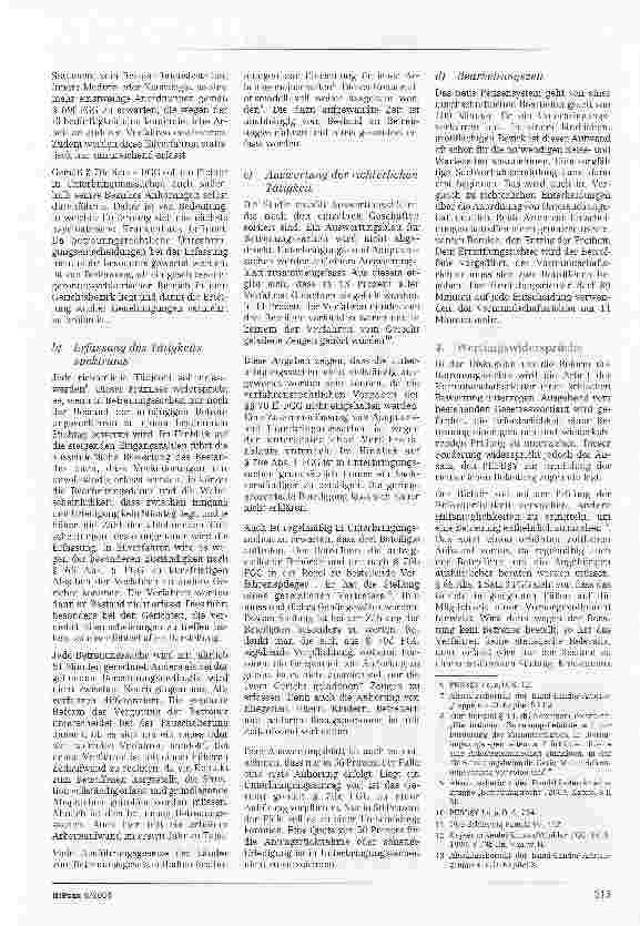 Vorschauseite 2: Bewertung der richterlichen Arbeitszeit