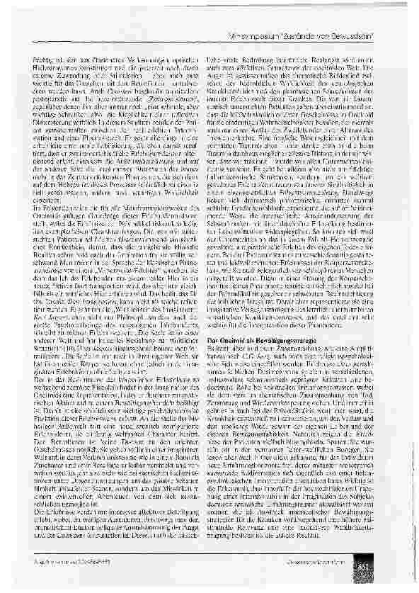 Vorschauseite 4: Die oneiroide Erlebnisform - Ein Bewältigungsversuch von Extremsituationen