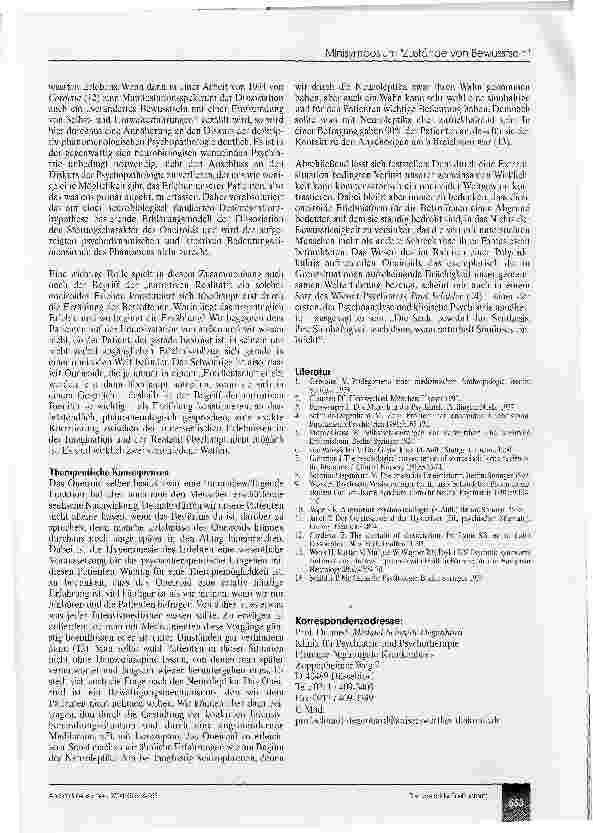 Vorschauseite 6: Die oneiroide Erlebnisform - Ein Bewältigungsversuch von Extremsituationen