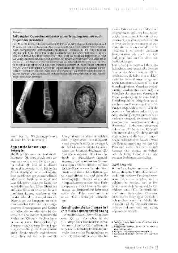 Vorschauseite 2: Kosteneffizienz bei Rehabilitation krankheitsbedingter Querschnittlähmung und bei Komplikationsbehandlung