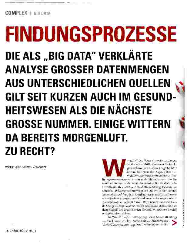 Vorschauseite 1: FINDUNGSPROZESSE