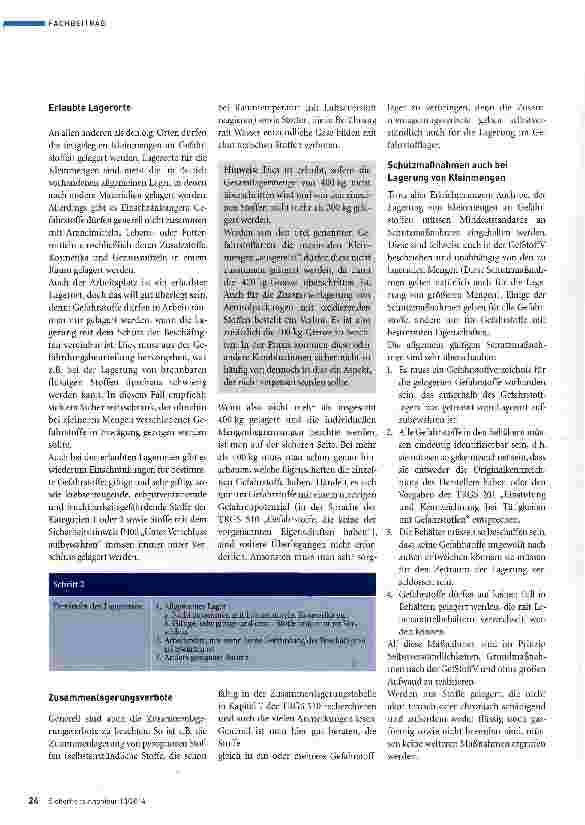 Vorschauseite 3: Die Kleinmengenregelung