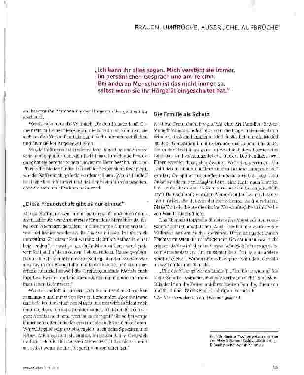 Vorschauseite 3: Freundinnen - ein ganzes langes Leben lang