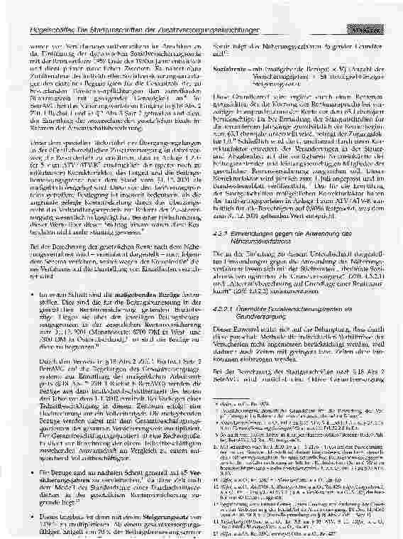 Vorschauseite 2: Die Startgutschriften der Zusatzversorgungseinrichtungen des öffentlichen und kirchlichen Dienstes auf dem Prüfstand - Teil II (Ziff. 4. 3 bis einschl. 5)