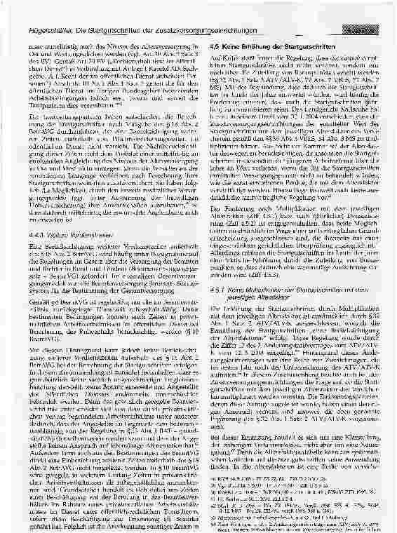 Vorschauseite 6: Die Startgutschriften der Zusatzversorgungseinrichtungen des öffentlichen und kirchlichen Dienstes auf dem Prüfstand - Teil II (Ziff. 4. 3 bis einschl. 5)