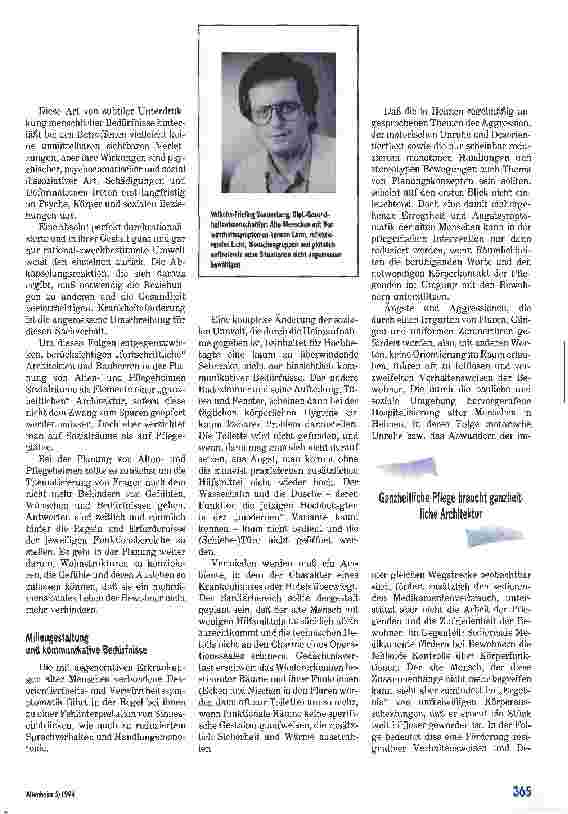 Vorschauseite 4: Heimkonzept und Bauplanung