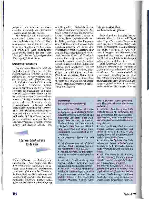 Vorschauseite 5: Heimkonzept und Bauplanung
