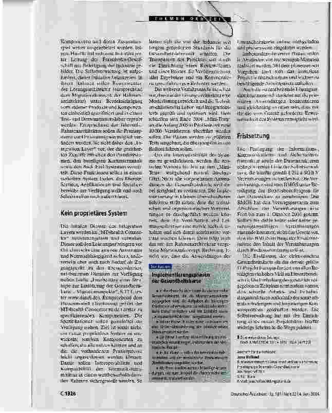 Vorschauseite 2: Schrittweises VorgehenTelematikplattform