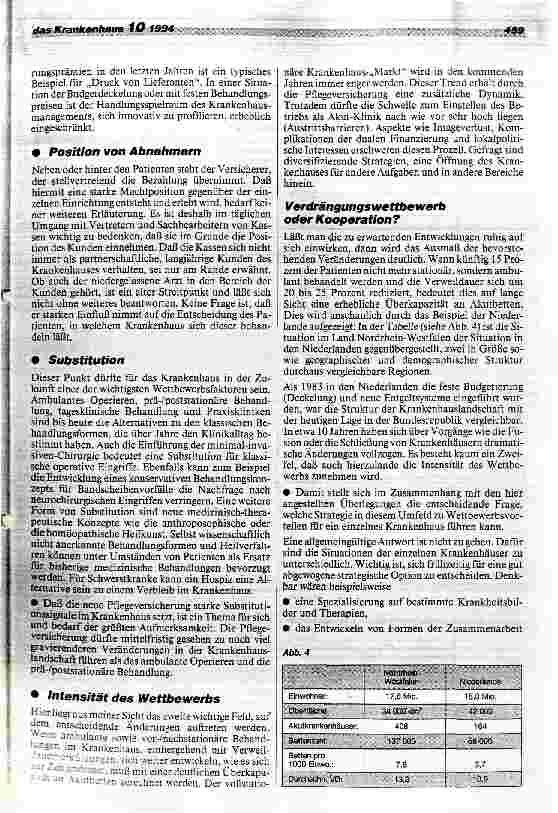 Vorschauseite 4: Die neue BPflV - eine strategische Herausforderung für das Krankenhausmanagement