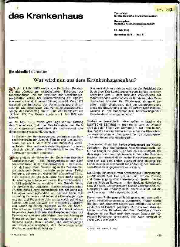 Vorschauseite 1: Was wird aus dem Krankenhausneubau?