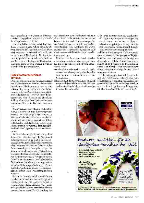 Vorschauseite 3: Arbeit? Zeit? Gesetz!
