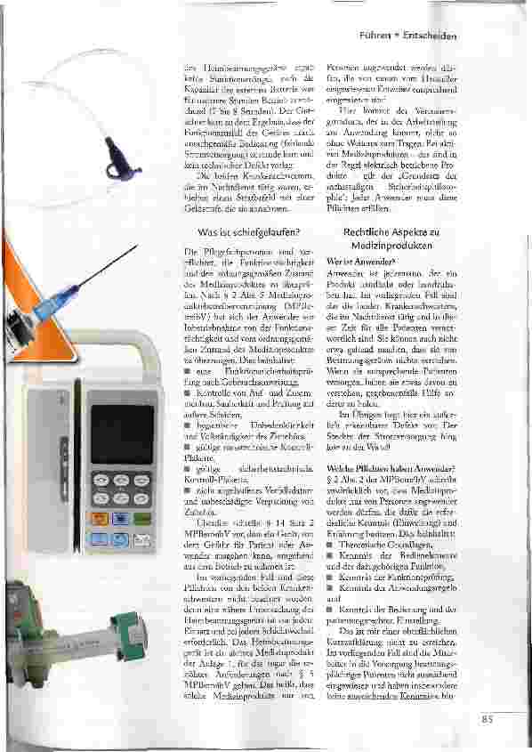 Vorschauseite 2: WIE GEHE ICH MIT MEDIZINPRODUKTEN UM?