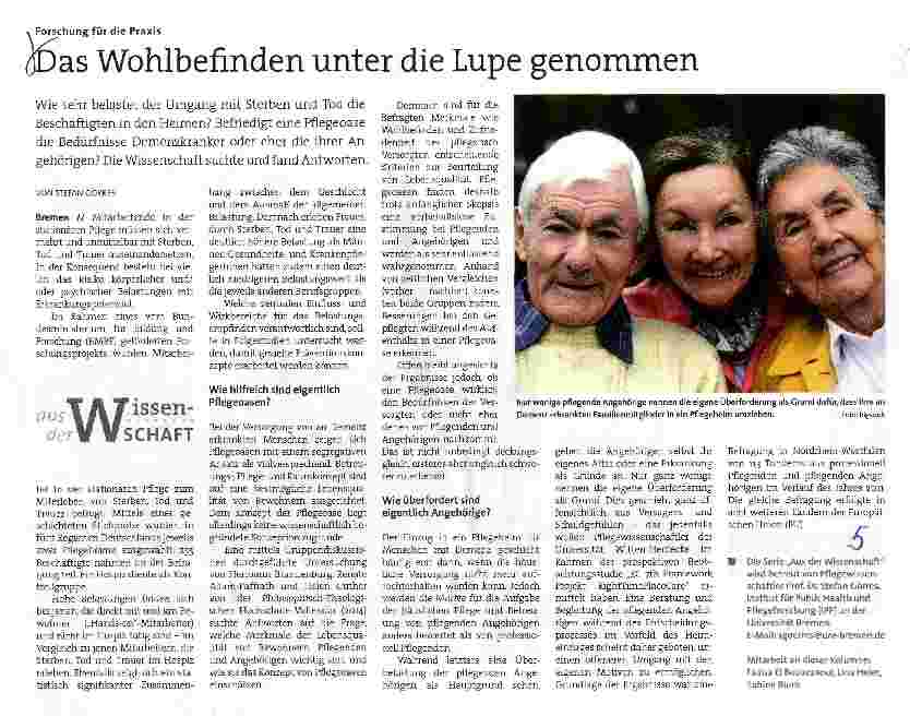 Vorschauseite 1: Das Wohlbefinden unter die Lupe genommen
