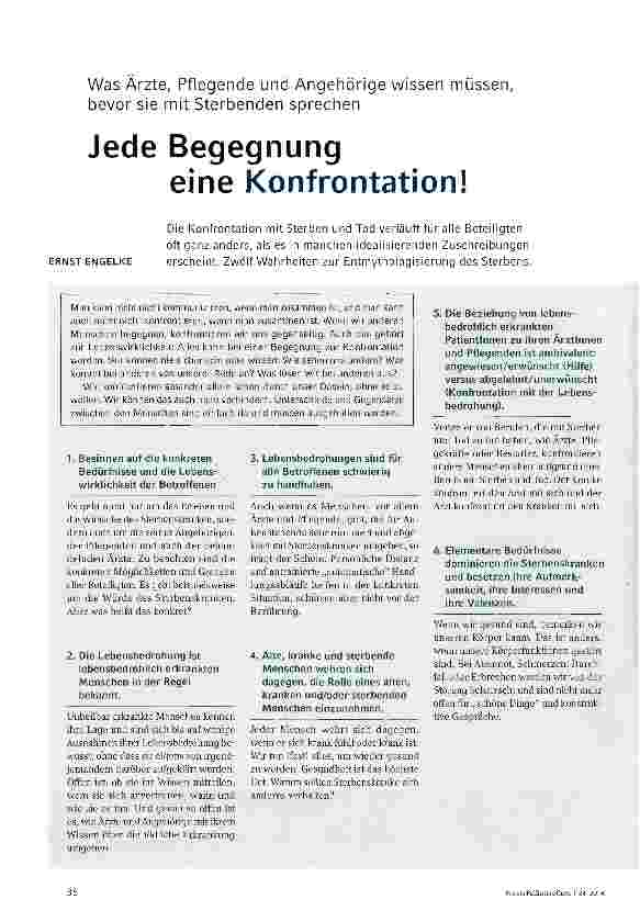 Vorschauseite 1: Jede Begegnung eine Konfrontation!