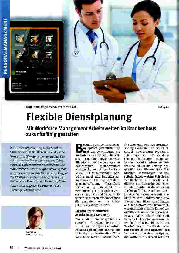 Vorschauseite 1: Flexible Dienstplanung