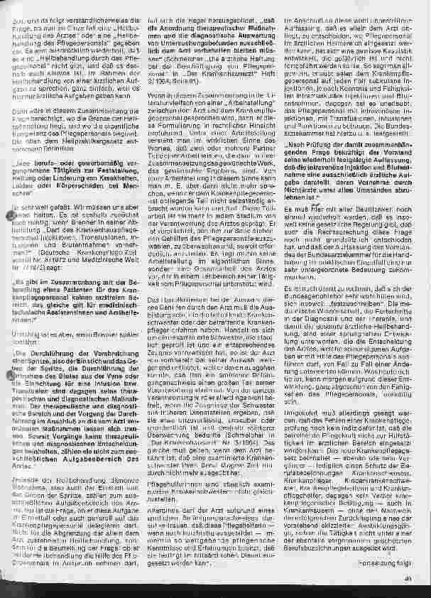 Vorschauseite 2: Die Delegation ärztlicher Aufgaben auf das Pflegepersonal