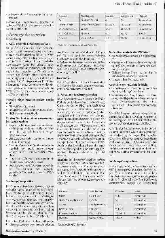 Vorschauseite 2: Praxis der künstlichen enteralen Ernährung in der Pädiatrie Teil 1