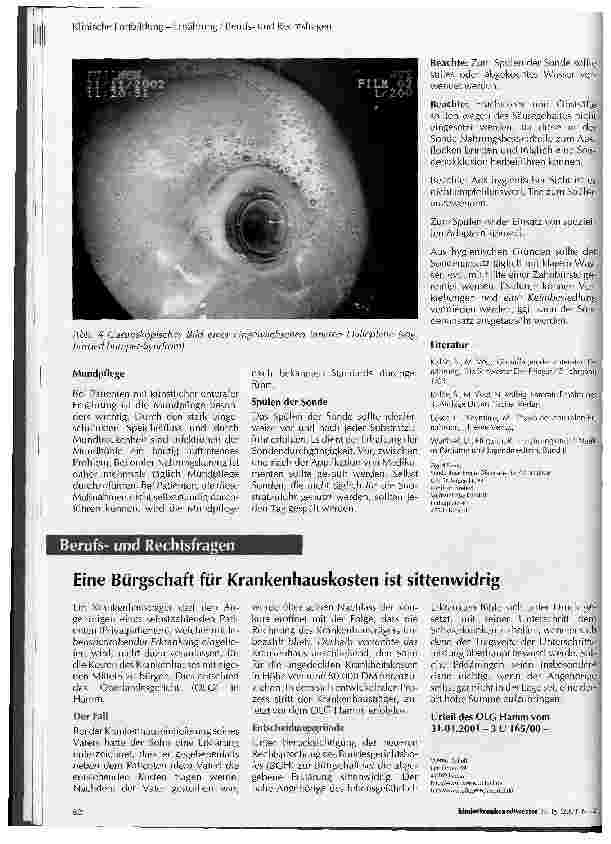 Vorschauseite 5: Praxis der künstlichen enteralen Ernährung in der Pädiatrie Teil 1